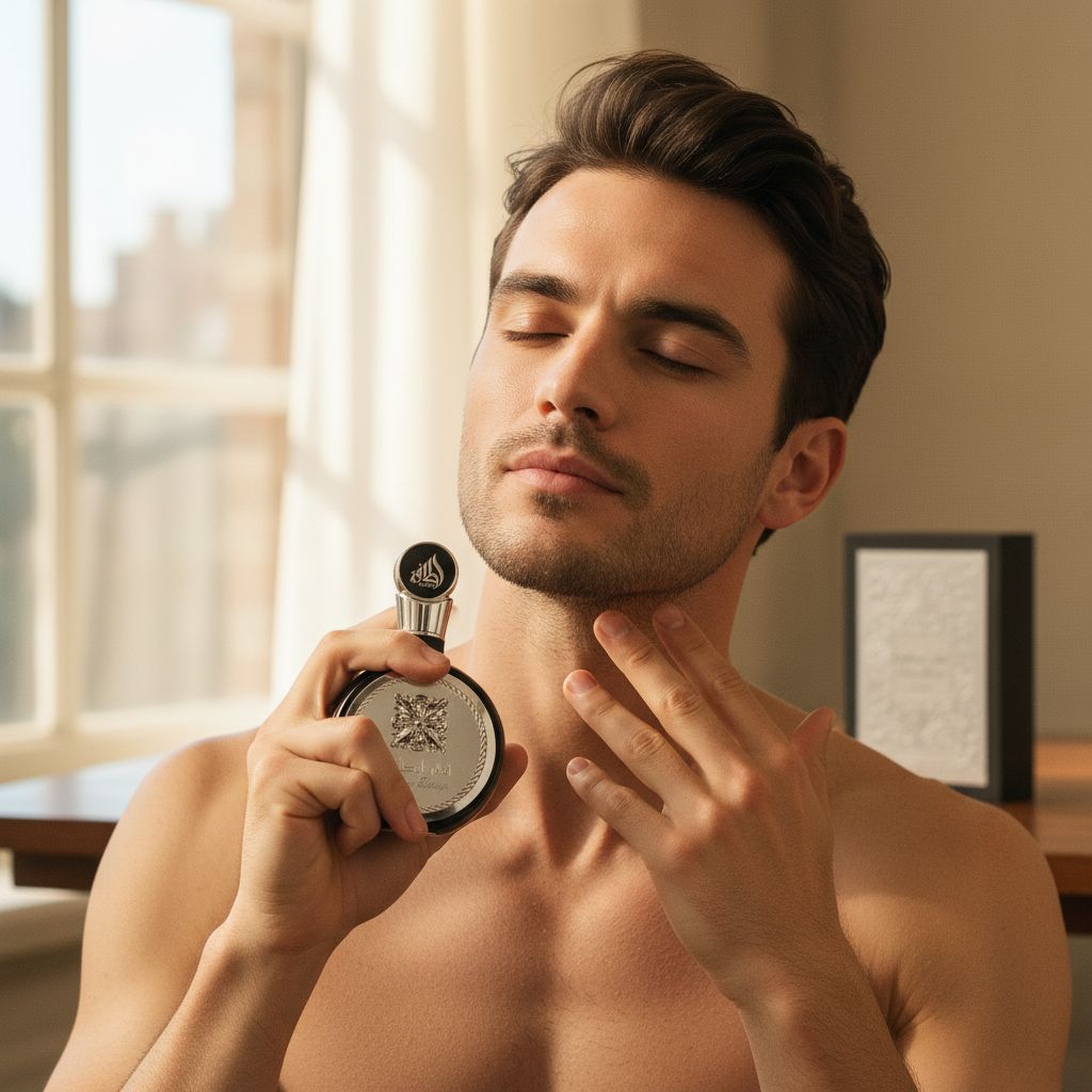 LATTAFA Homme Fakhar - 100ml (Boîte Noir/ Argenté) - lifestyle