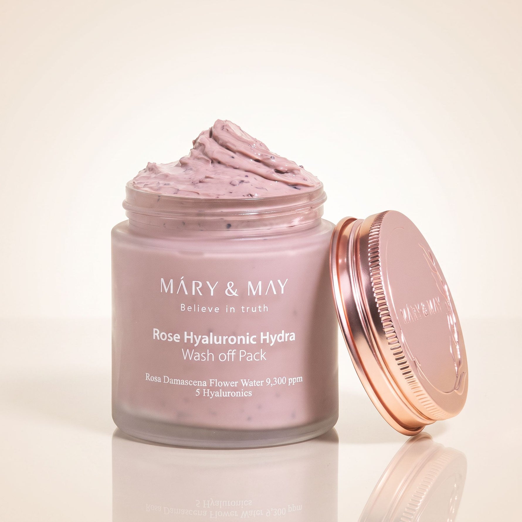 [Mary&May] (X) Rose Hyaluronic Hydra Wash off Pack 30g — Masque hydratant rose et hyaluronique - hero
