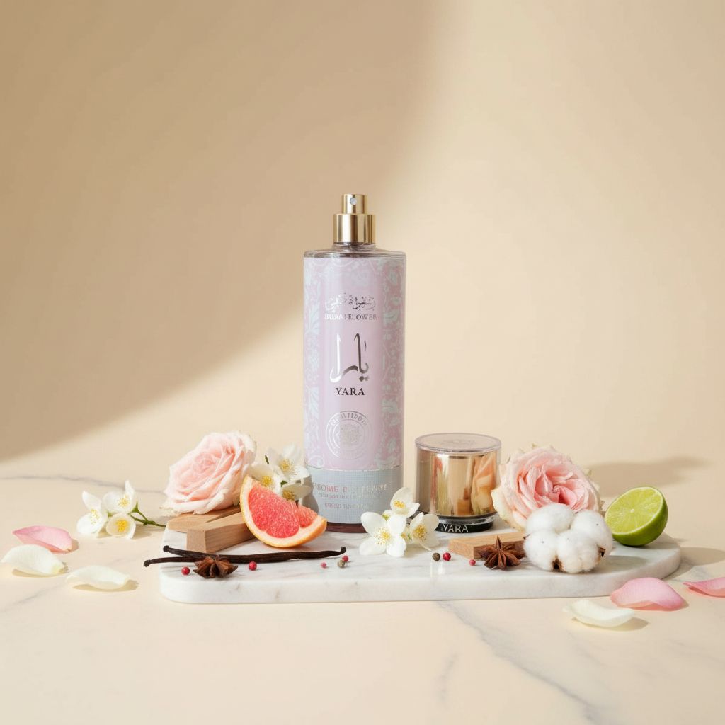 LATAFFA Yara Rose Brume corps 250ml - ingredients