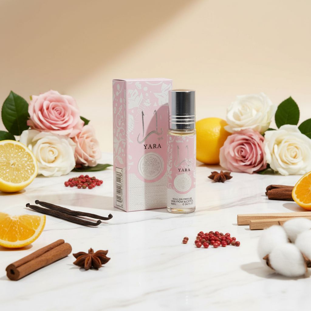 ROLL ON YARA ROSE REF LQY1004 10ML - ingredients