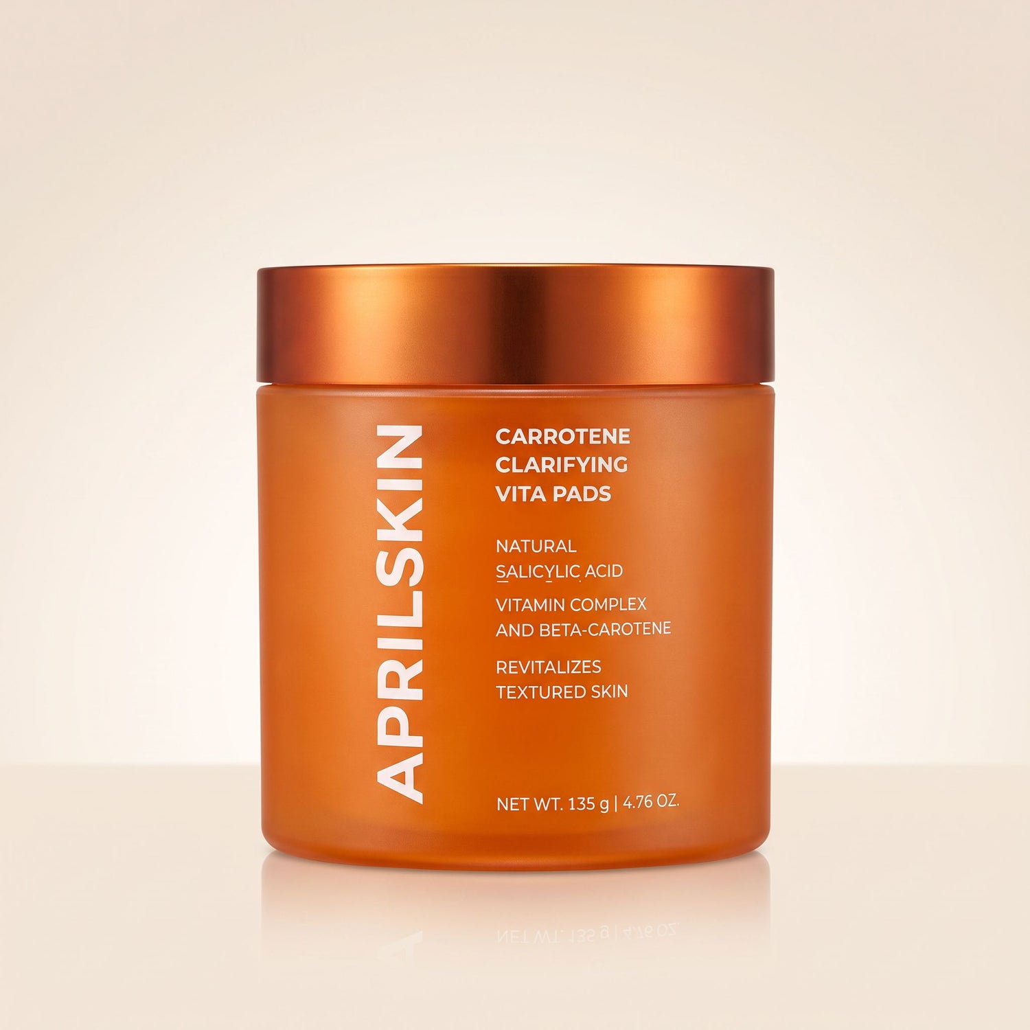[APRILSKIN (EU)] CARROTENE CLARIFYING VITA PADS (60EA)135G (EU) - hero