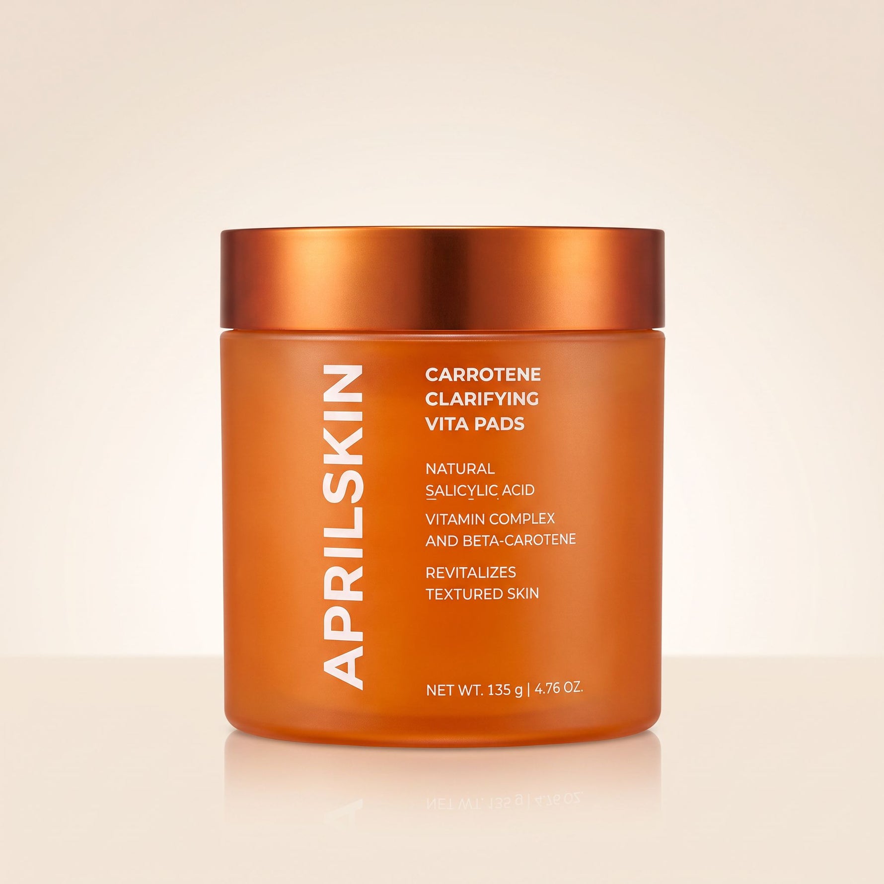 [APRILSKIN (EU)] CARROTENE CLARIFYING VITA PADS (60EA)135G (EU) - hero
