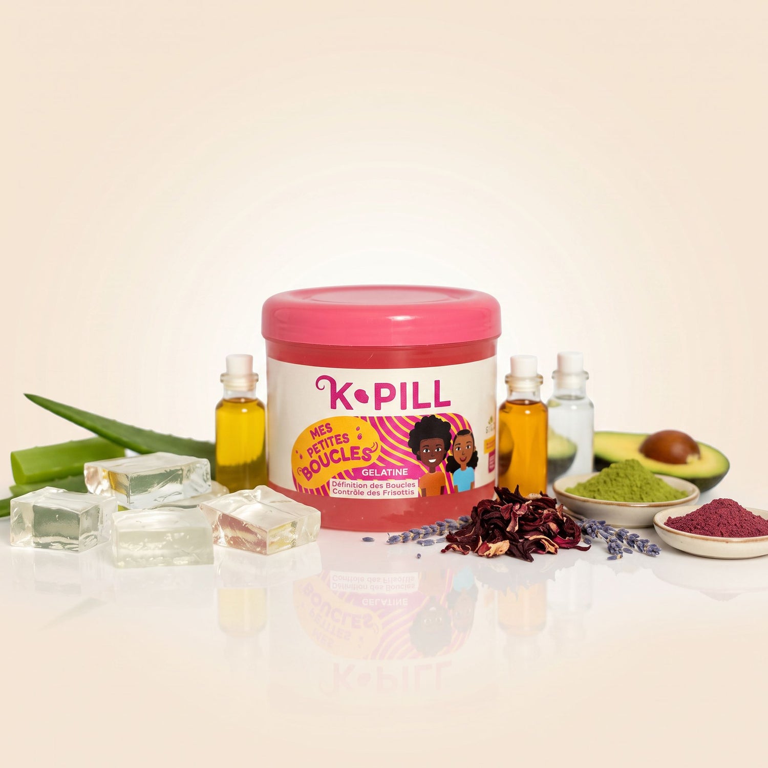 K PILL – Mes Petites Boucles Gel Définition & Fixation 500g (Gélatine) - hero