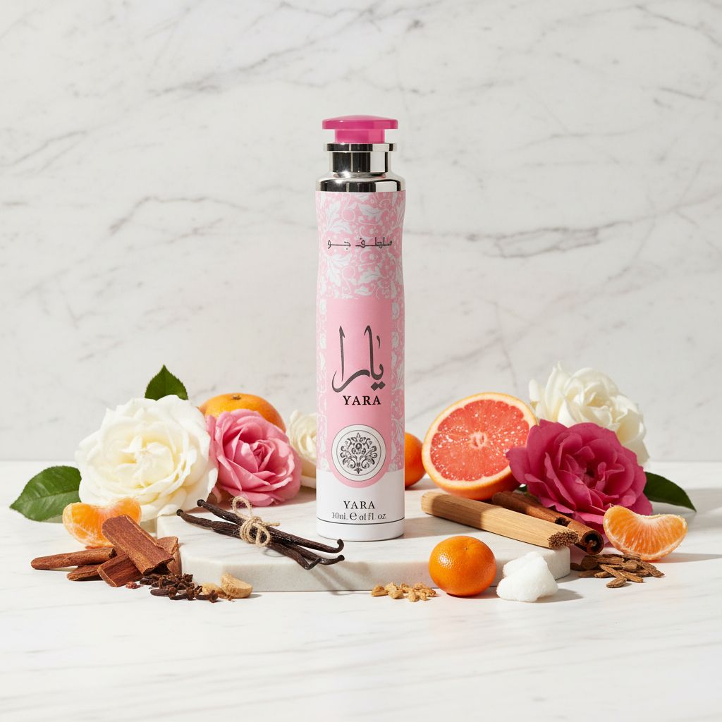LATTAFA Yara Rose Air Freshener - 300ml - ingredients