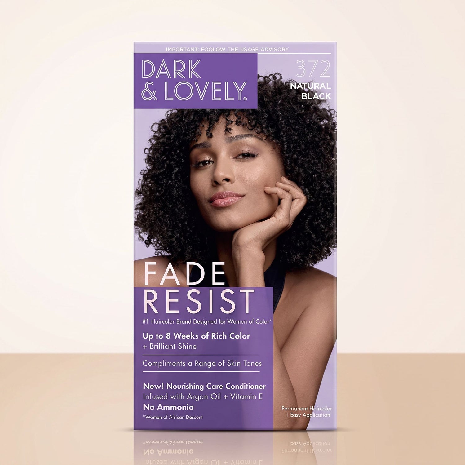 Dark & Lovely Fade Resist Natural Black 372 - hero