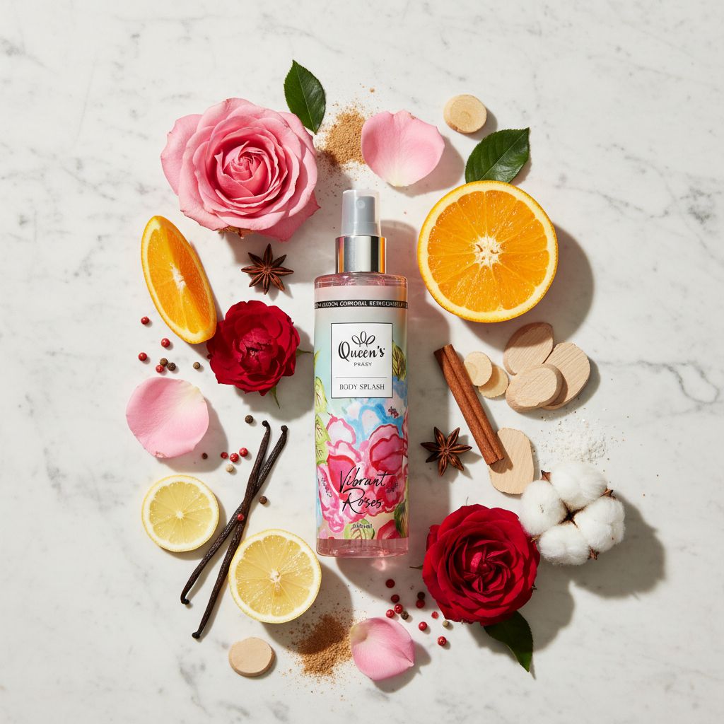 QUEEN'S BY PRADY Vibrant Roses 250ml - ingredients