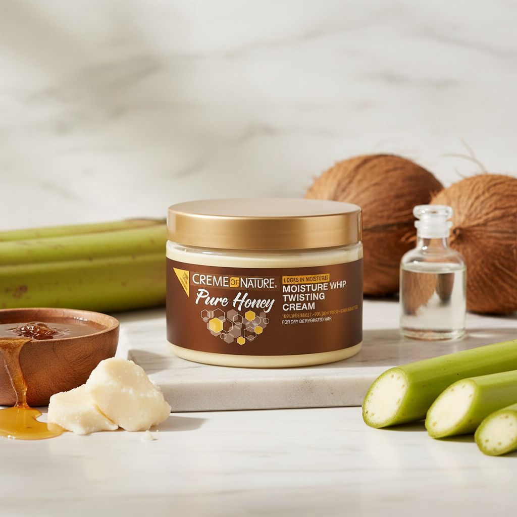 Creme of Nature Pure Honey – Crème Twists & Définition 326g (PH Twisting Cream) - ingredients