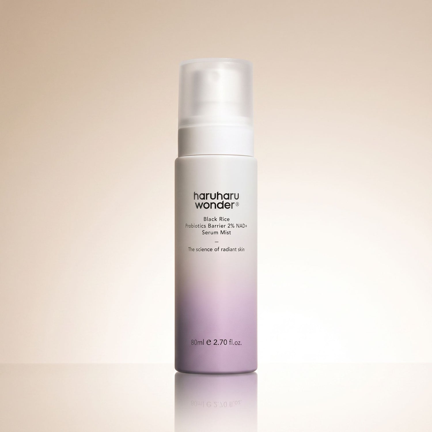 [Haruharu Wonder] Black Rice Probiotics Barrier NAD+ Serum Mist 80ml — Hydratation barrière probiotique intensive - hero
