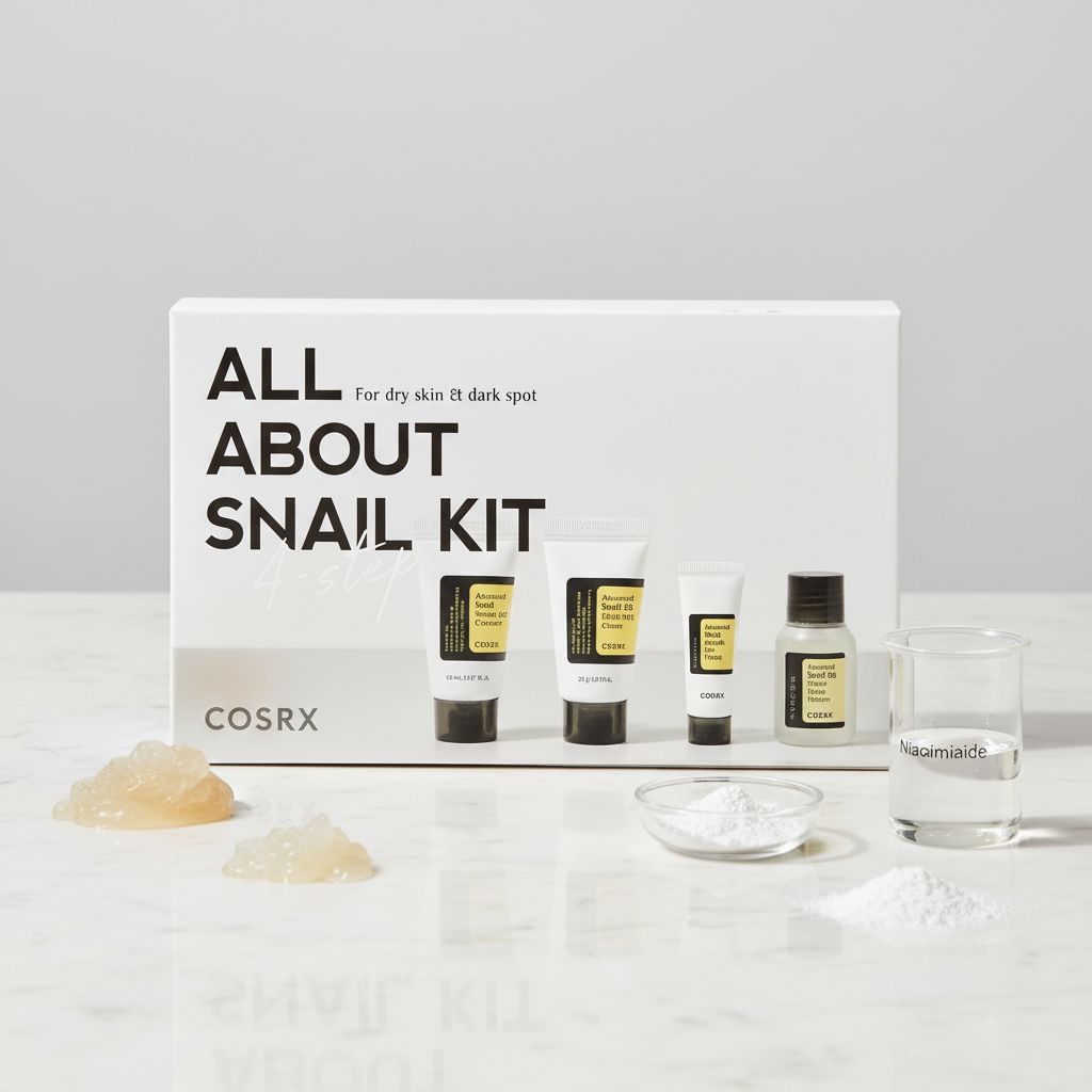 COSRX - All About Snail Facial Care Kit 4-step — Soin visage complet à la bave d'escargot - ingredients