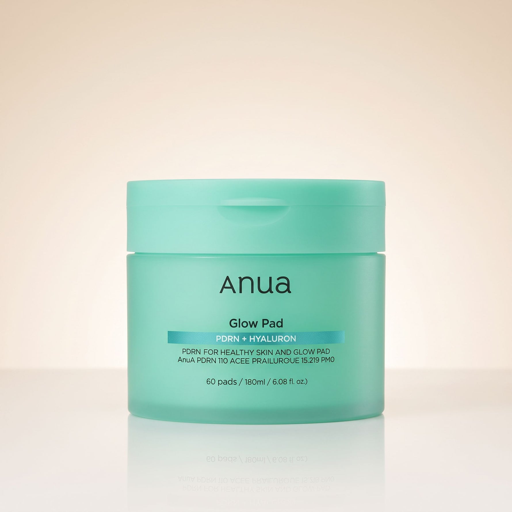 ANUA PDRN 100 HYALURONIC ACID GLOW PAD (60EA)180ML - hero
