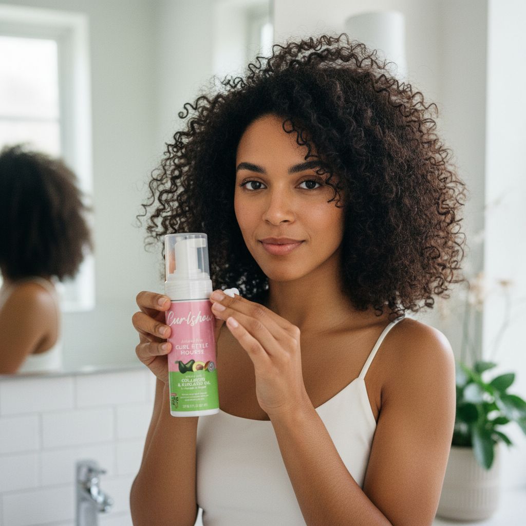 CURLSHOW – Mousse Définition & Volume Boucles 207ml (Curl Style Mousse) - lifestyle