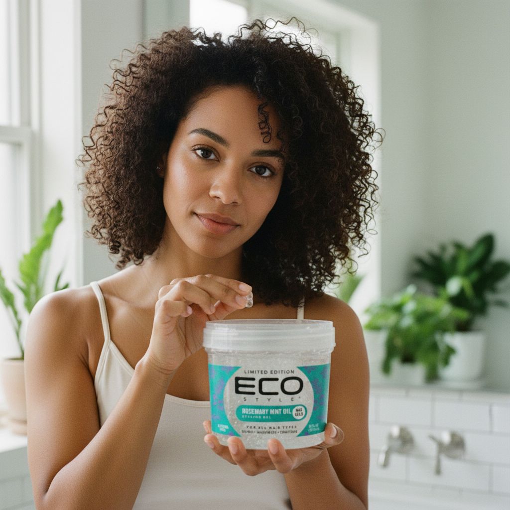 Eco Styler Gel Romarin & Menthe 473 ml (16 oz) - lifestyle