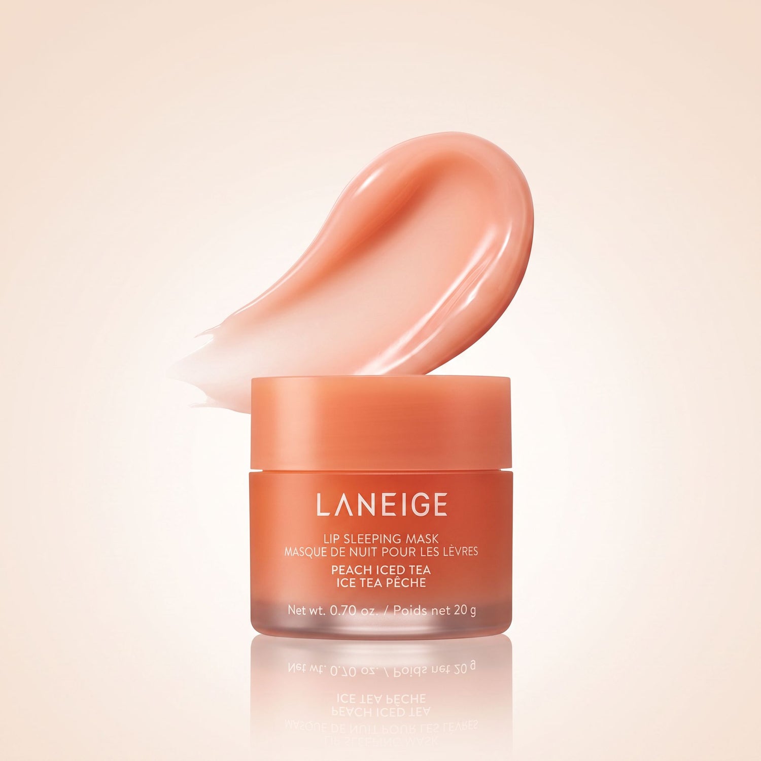 Laneige - Lip Sleeping Mask (Peach Iced Tea) 20g — Masque lèvres nuit réparateur - hero