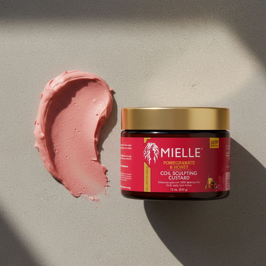Mielle – Pomegranate & Honey Coil Sculpting Custard 340g - texture