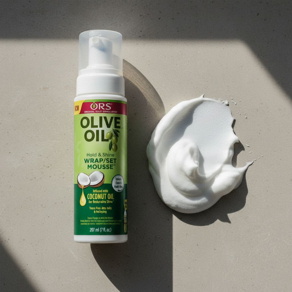 ORS - Olive Oil Wrap Set Mousse infusee a l'huile de coco 207ml (7oz) - texture