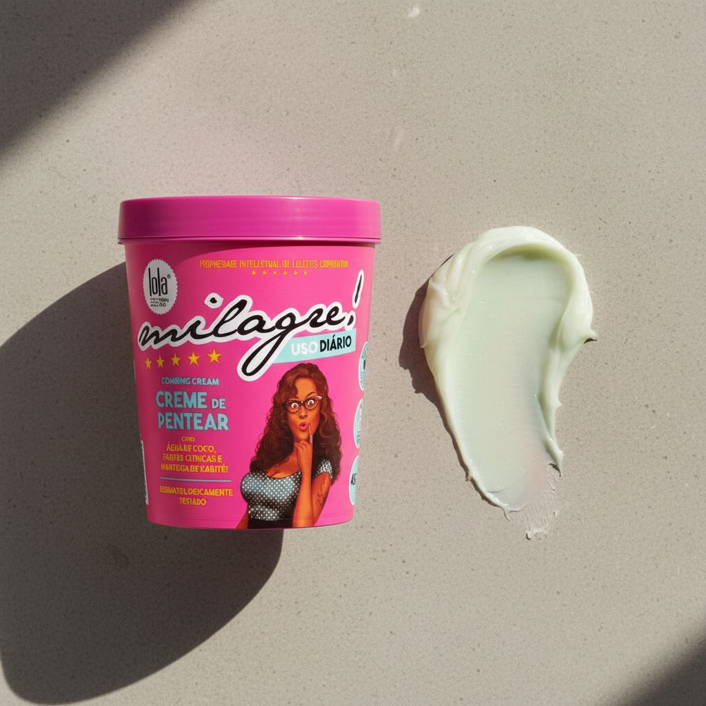 Lola Cosmetics – Milagre Crème de Pentear Hydratante 450g - texture