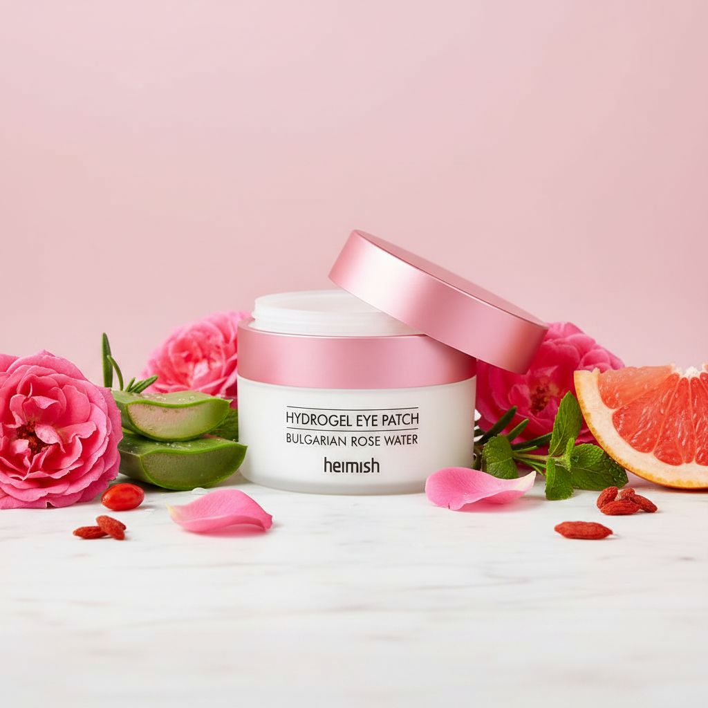 Bulgarian Rose Water Hydrogel Eye Patch – Patchs Yeux Hydratants à l’Eau de Rose - ingredients