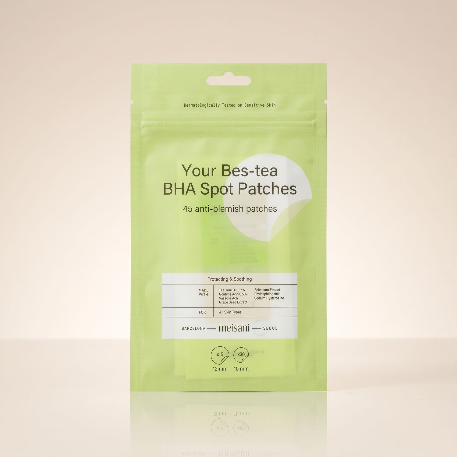 Meisani Your Bes-Tea BHA Spot Patches – Patchs Anti-Imperfections - hero