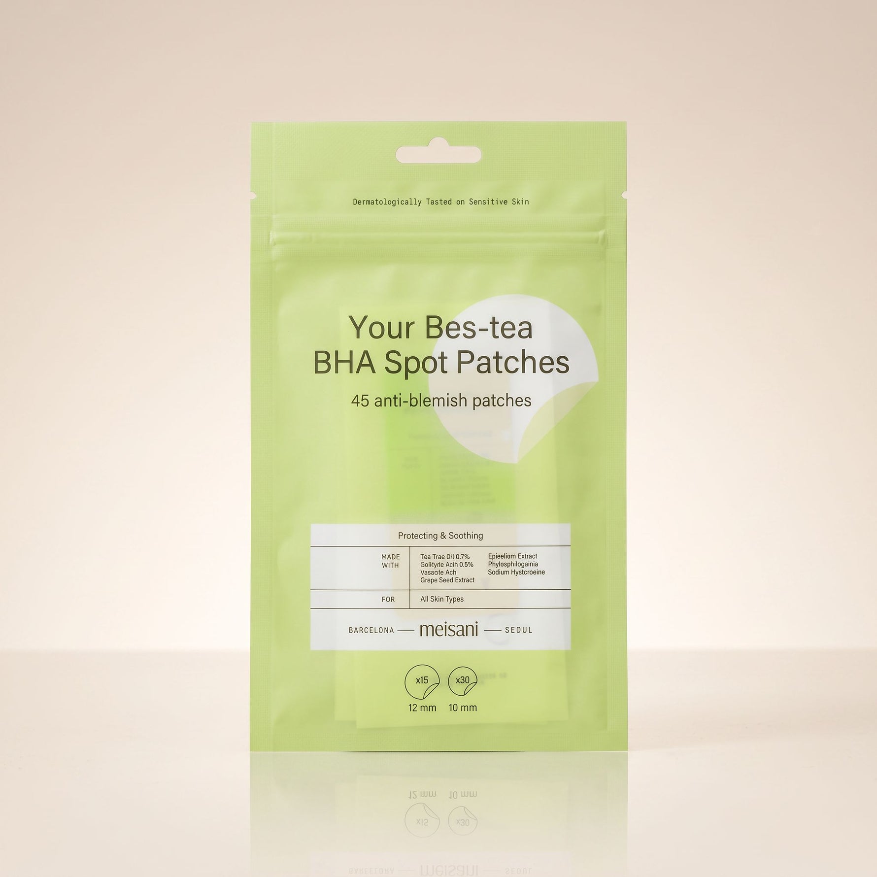 Meisani Your Bes-Tea BHA Spot Patches – Patchs Anti-Imperfections - hero