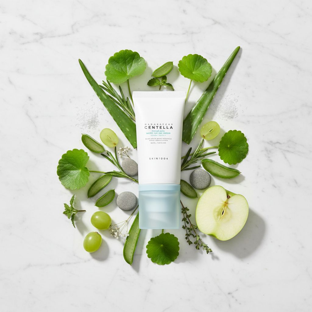 SKIN1004 Madagascar Centella Hyalu-Cica Water-Fit Sun Serum SPF50+ PA+ – Sérum Solaire Hydratant 50 ml - ingredients