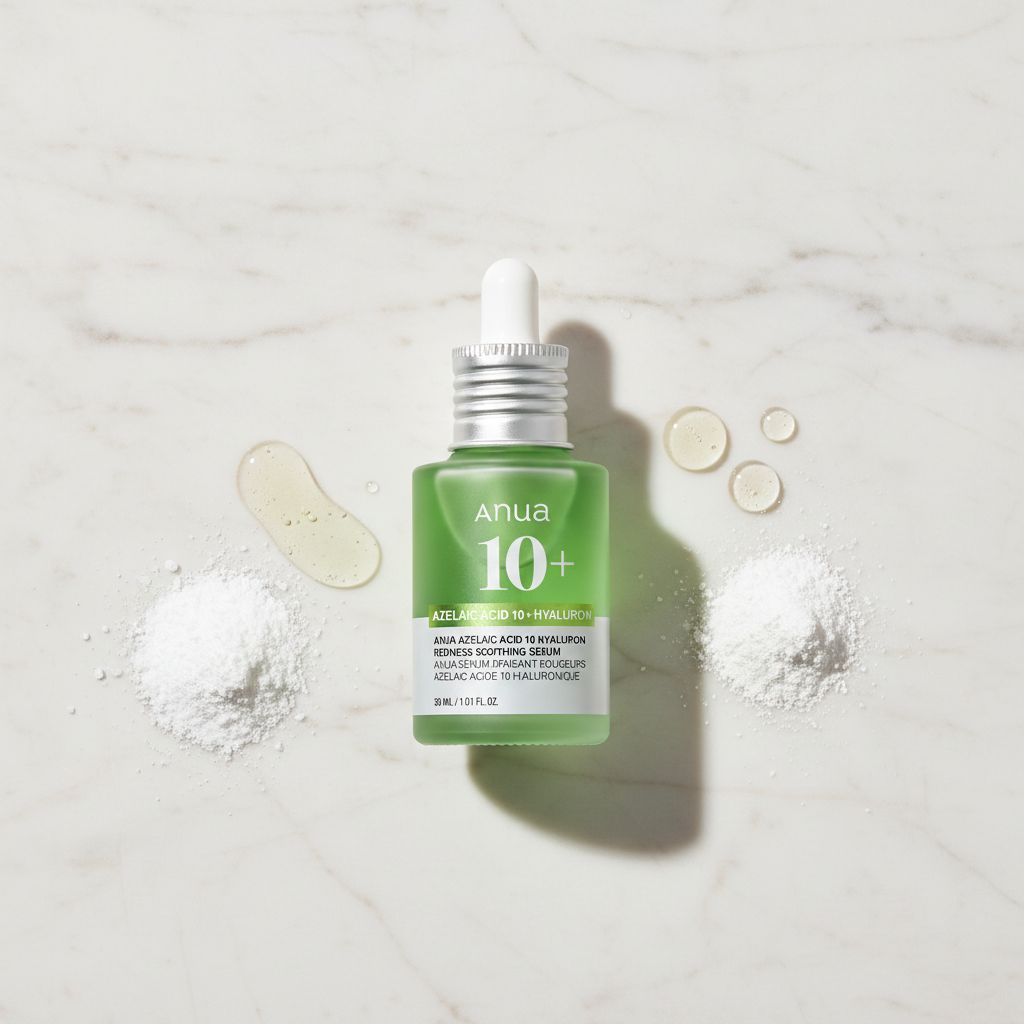 [ANUA(EU)] AZELAIC ACID 10+ HYALURON REDNESS SOOTHING FACIAL SERUM 30ML — Apaise les rougeurs et hydrate - ingredients