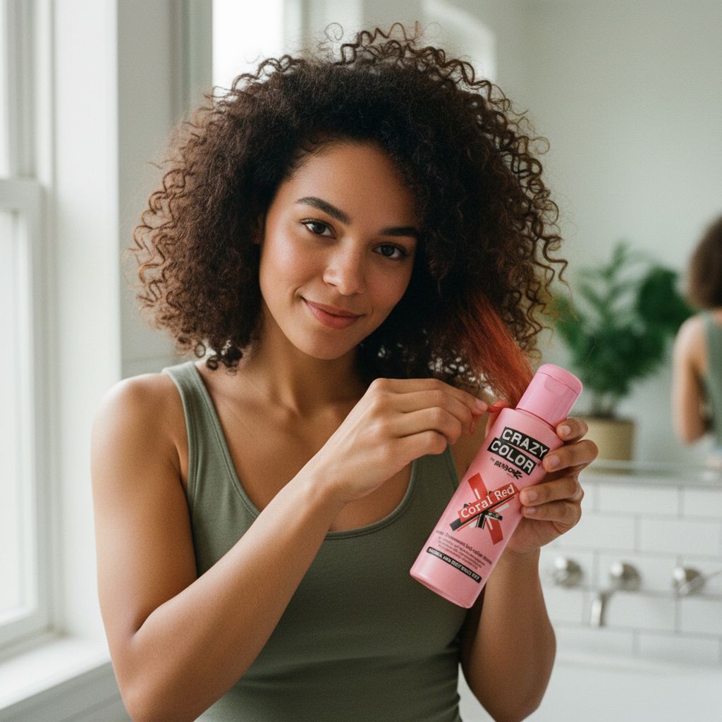 Crazy Color Coral Red 100 ml - lifestyle