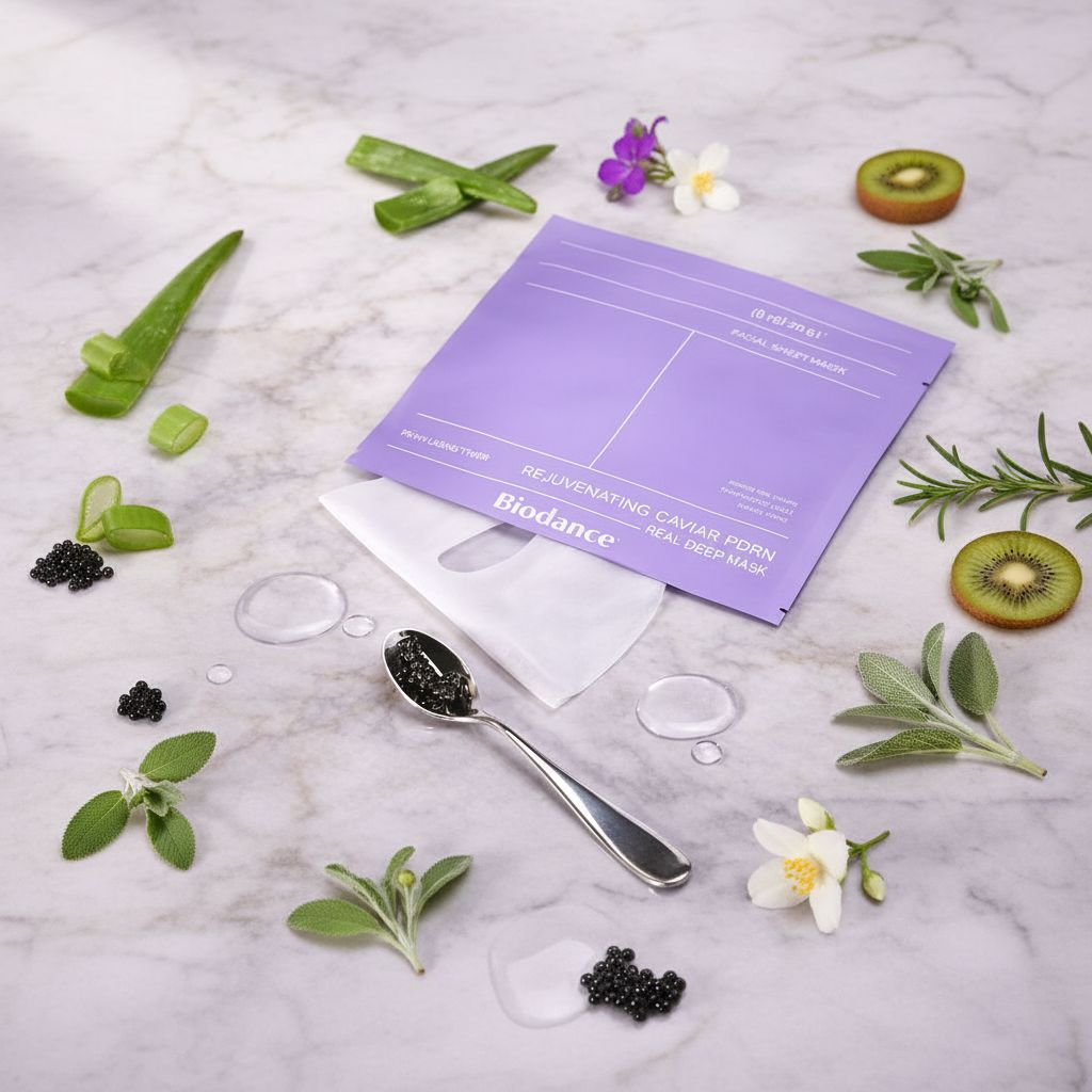 Biodance Rejuvenating Caviar PDRN Real Deep Mask – Masque Régénérant Éclat 34 g - ingredients