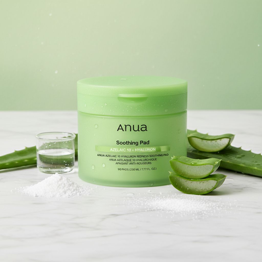 [ANUA(EU)] AZELAIC 10 HYALURON REDNESS SOOTHING PAD (90EA)230ML (EU) - ingredients