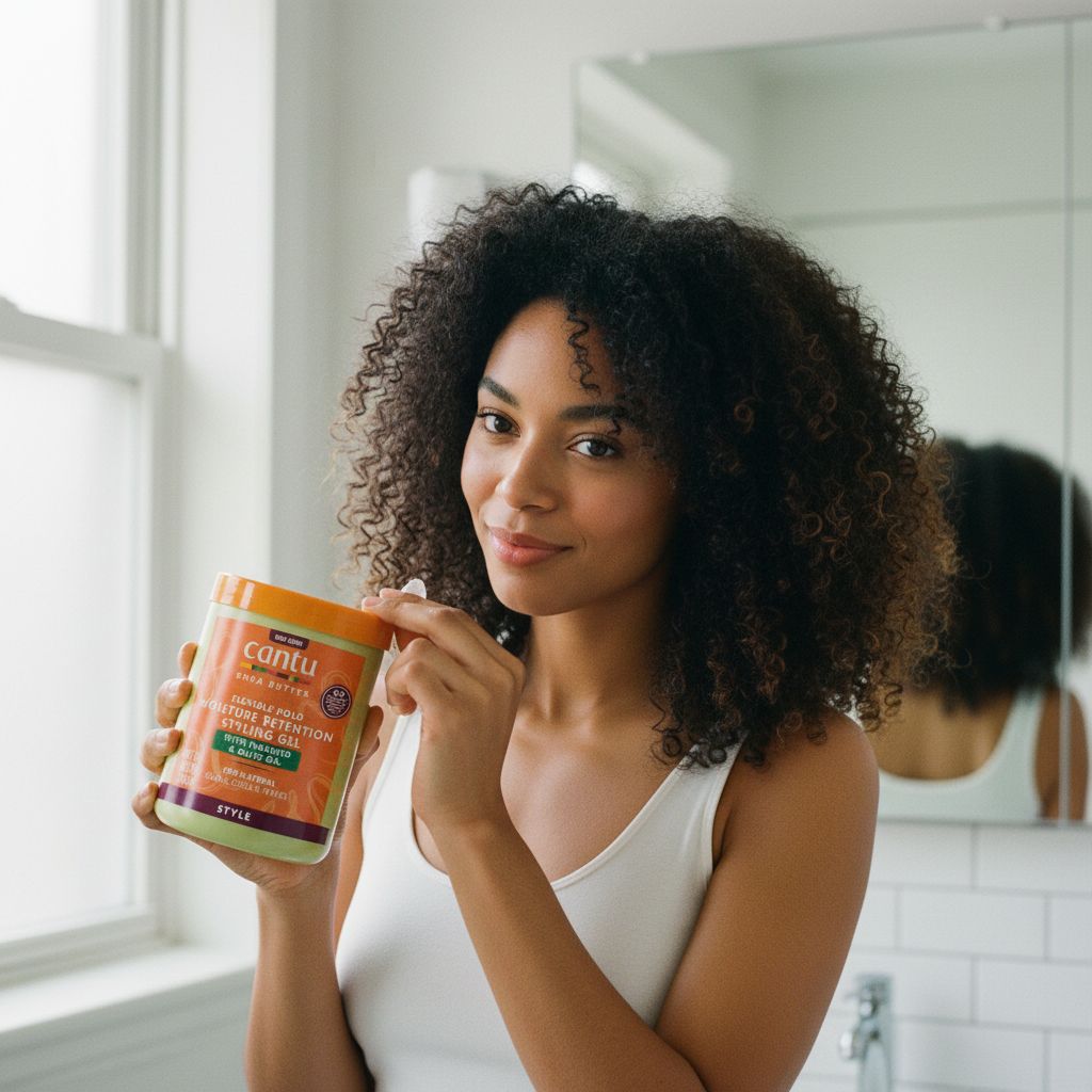 CANTU – Gel Coiffant Fixation Forte à l’Huile d’Olive 524g (SB Styling Gel with Olive Oil) - lifestyle