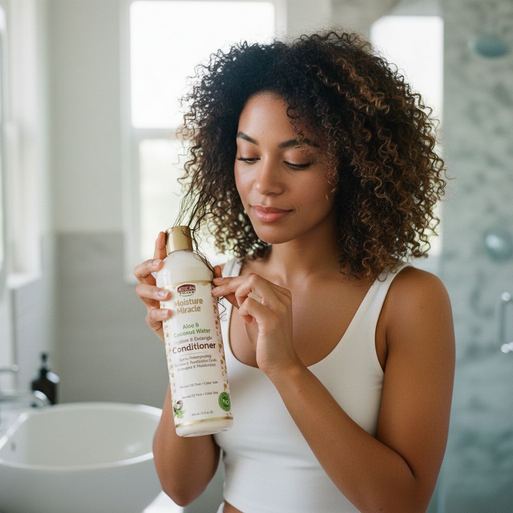 African Pride Moisture Miracle – Après-Shampoing Aloe & Coconut Water 354ml - lifestyle