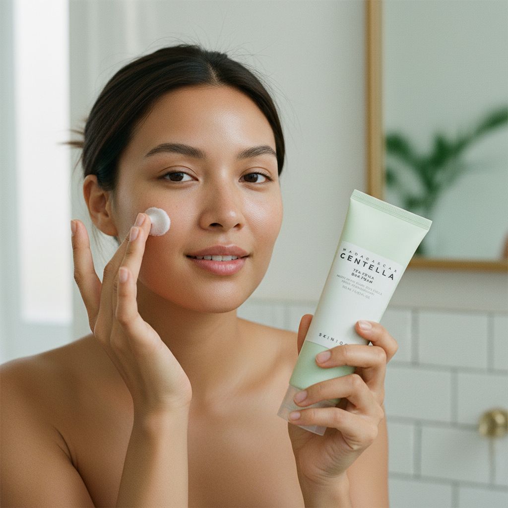 SKIN1004 Madagascar Centella Tea-Trica BHA Foam – Mousse Nettoyante Purifiante 125 ml - lifestyle