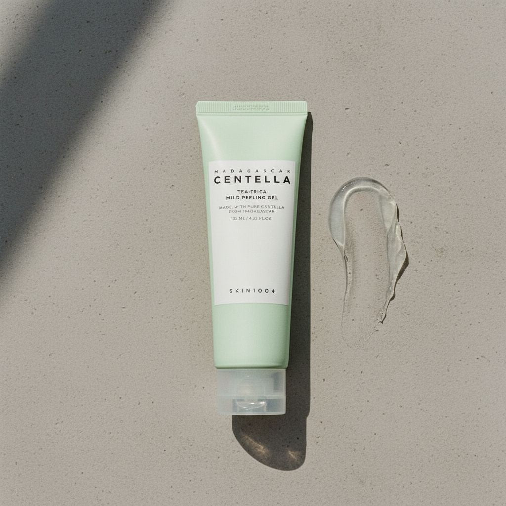 [Skin1004] Madagascar Centella Tea-Trica Mild Peeling Gel 125ml — Exfolie doux pour peau sensible - texture