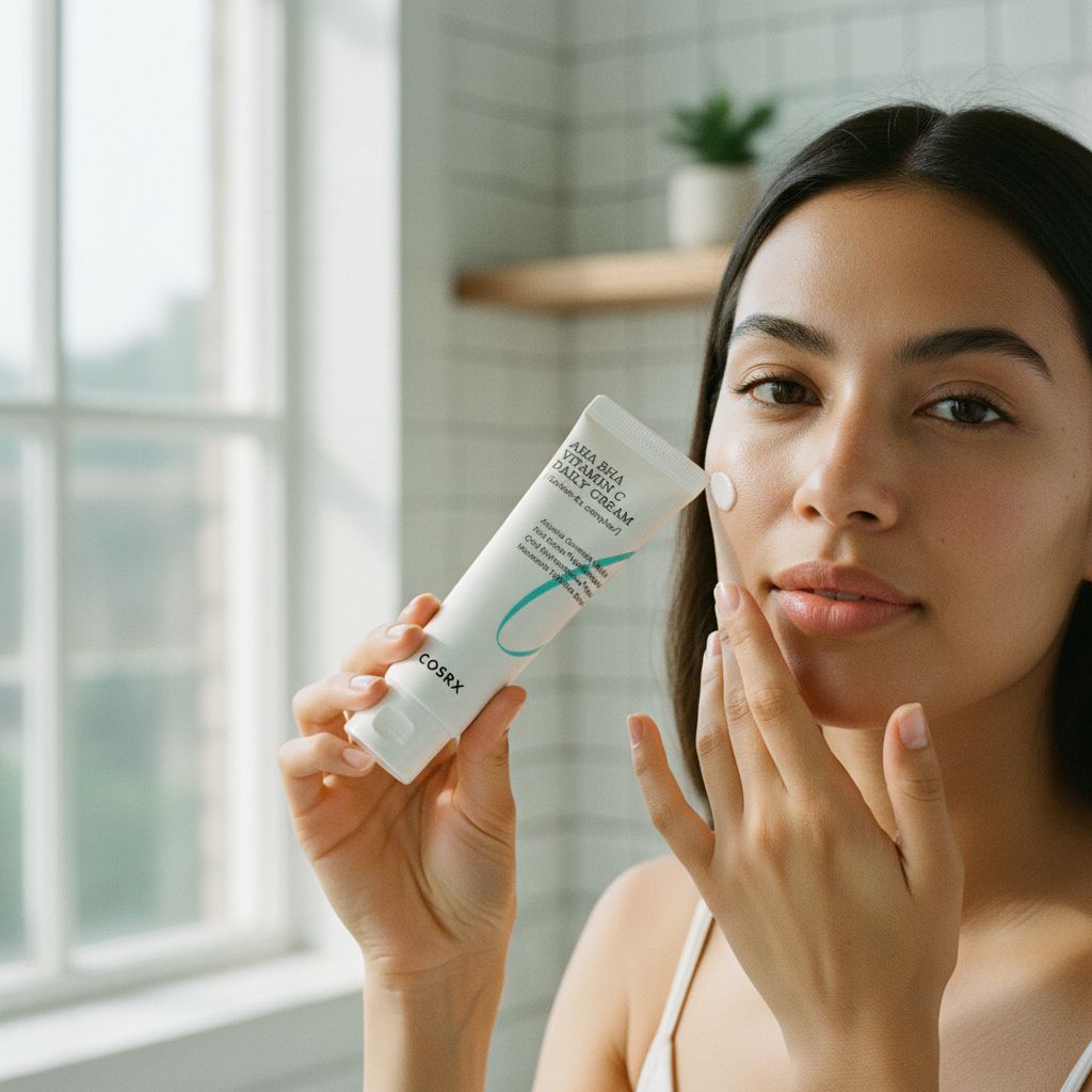 COSRX - Refresh AHA BHA Vitamin C Daily Cream — Crème quotidienne illuminante purifiant - lifestyle