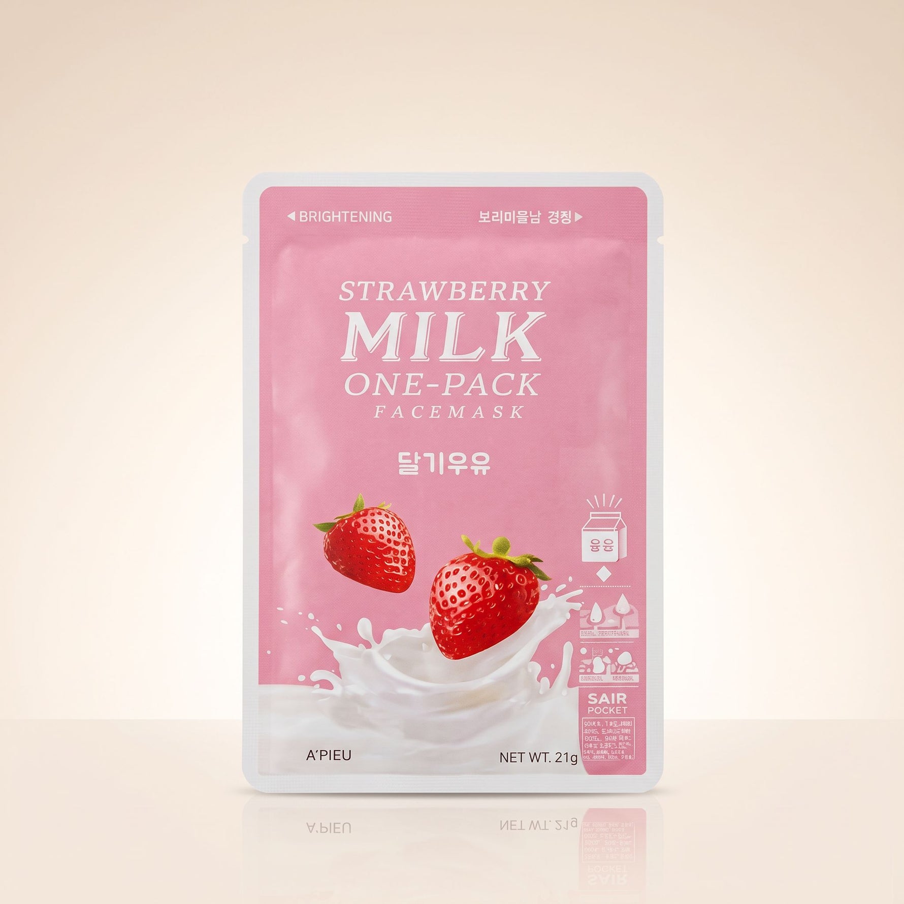 [A'pieu] STRAWBERRY MILK ONE-PACK - hero