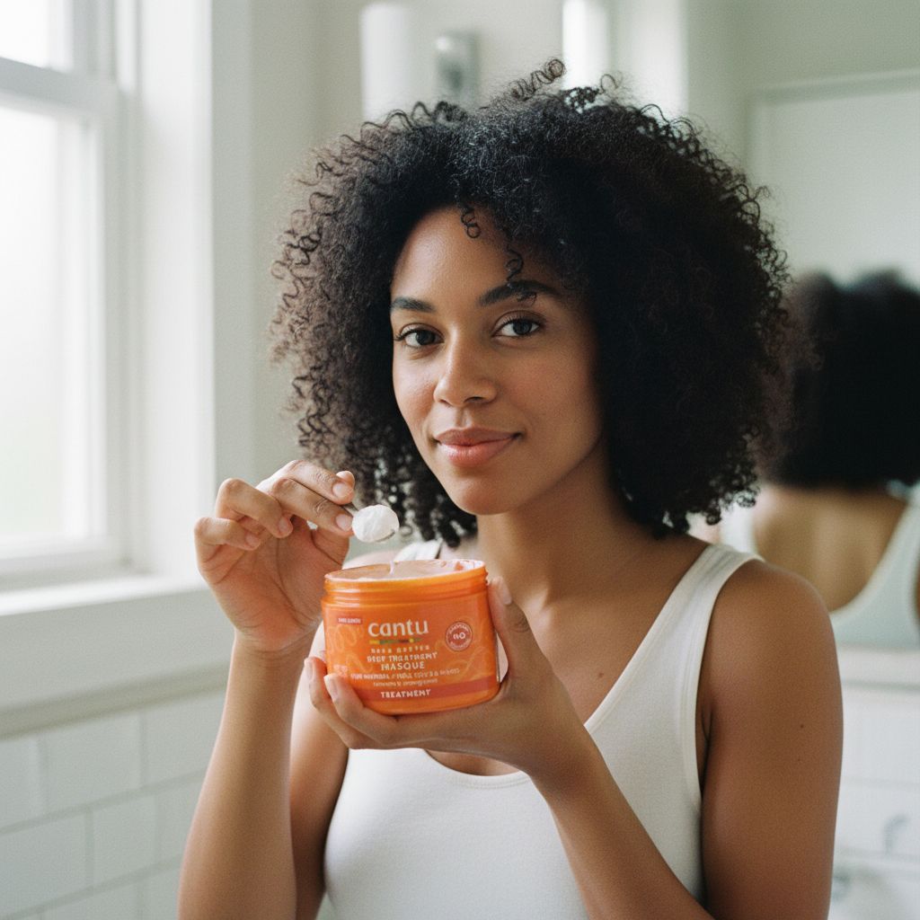 CANTU – Masque Soin Profond au Beurre de Karité 340g (SB Deep Treatment Masque) - lifestyle