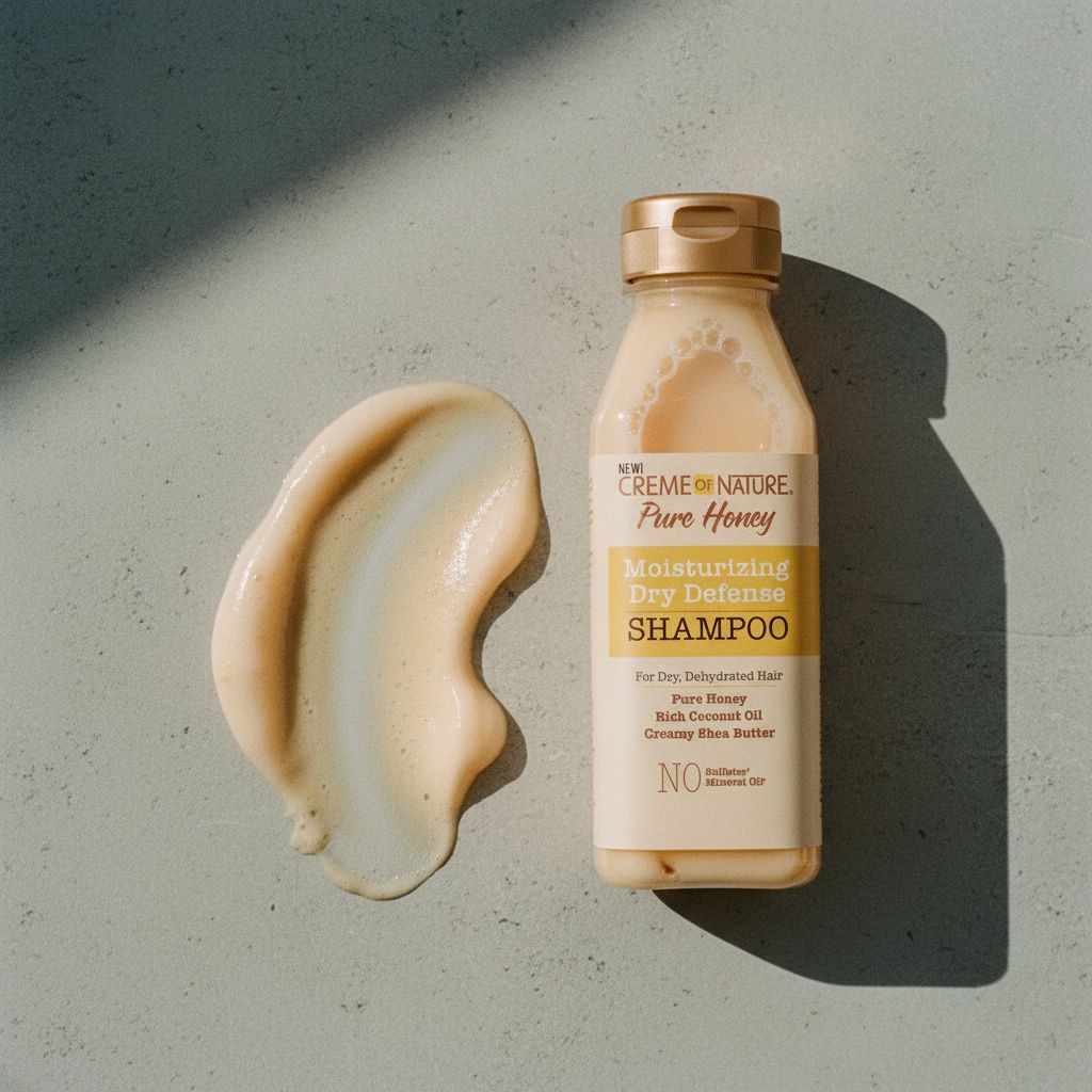 Creme of Nature Pure Honey – Shampoing Hydratant Définition 12oz (Hydrating Dry Def. Shampoo) - texture