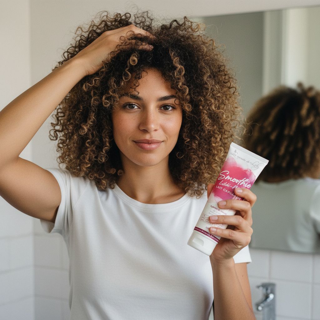 Les Secrets de Loly – Smoothie Litchi & Mûre Lait Coiffant Hydratant 250ml - lifestyle
