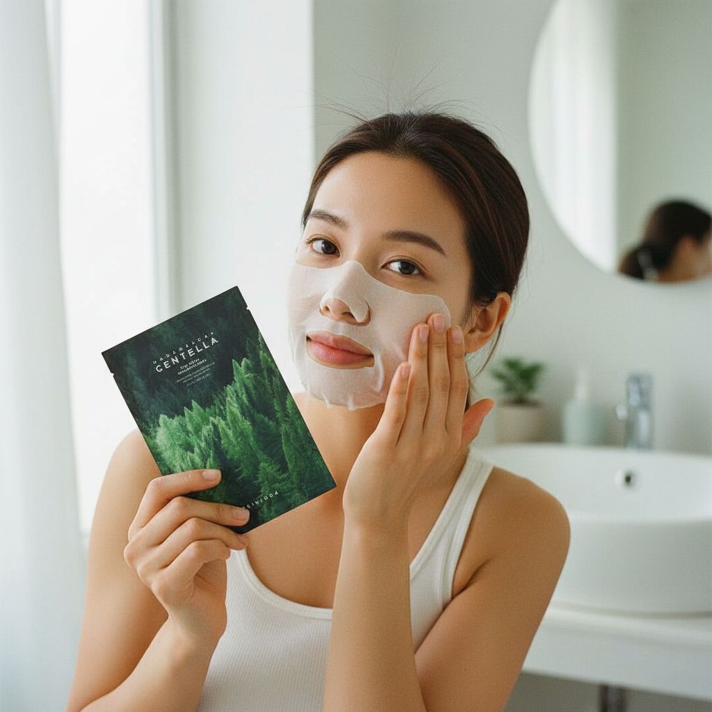 [Skin1004] [1ea] Madagascar Centella Tea-Trica Relaxing Mask 24ml — Masque apaisant à la centella malgache - lifestyle