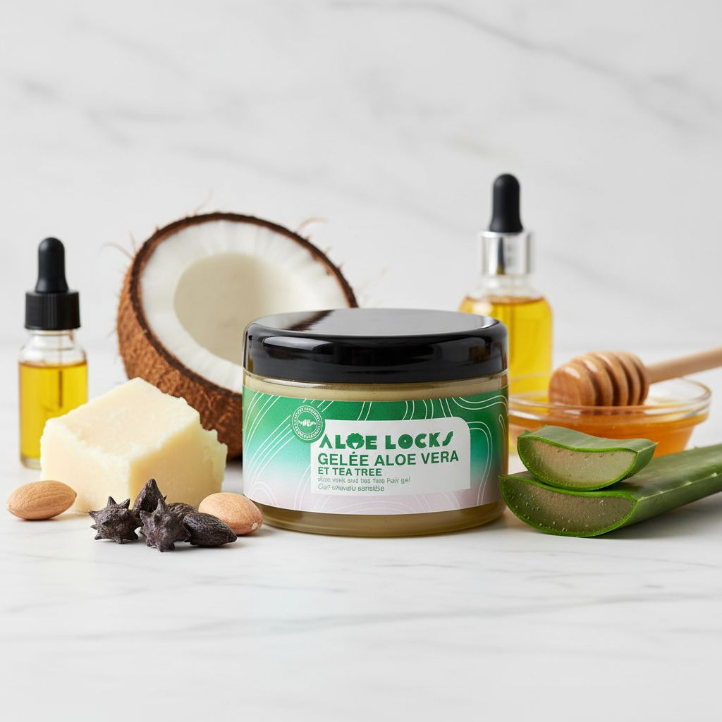 ALOÉ LOCKS Gelée Aloe Vera et Tea Tree 300ml - ingredients