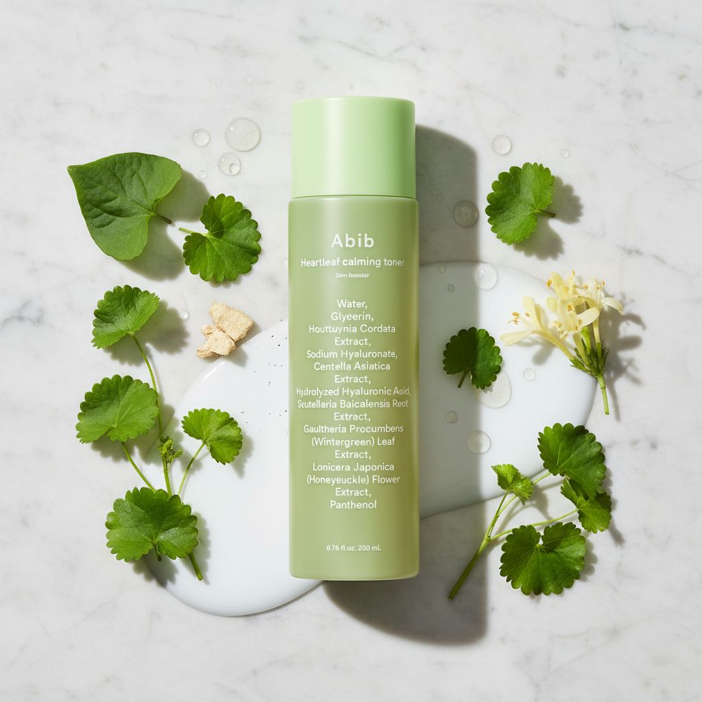 [Abib] HEARTLEAF CALMING TONER SKIN BOOSTER 200ML - ingredients