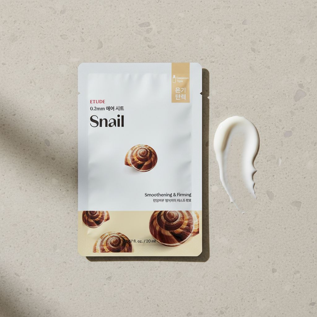 Etude House - 0.2 Therapy Air Mask Snail — Hydratation intensive à l'escargot - texture