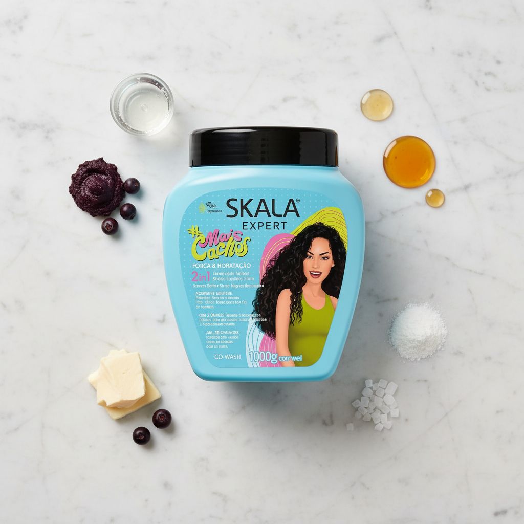 Skala Mais Cachos Crème Capillaire Hydratante Boucles 1kg - ingredients