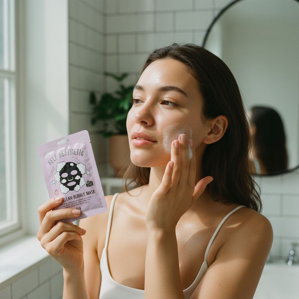 [G9] [G9] Self aesthetic Pore clean Bubble mask — Nettoyage en profondeur des pores - lifestyle