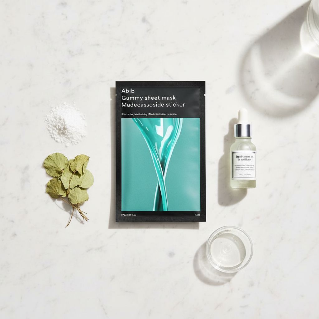[Abib] [1ea] GUMMY SHEET MASK MADECASSOSIDE STICKER (2023) — Masque apaisant haute efficacité - ingredients