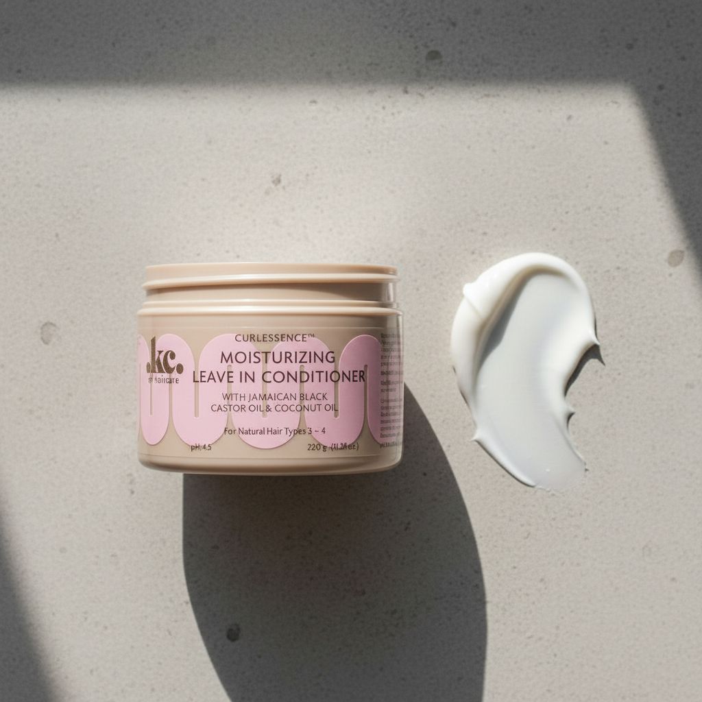 KeraCare Curlessence – Leave-In Hydratant Nourrissant 320g (Moisturizing Leave-In Conditioner) - texture