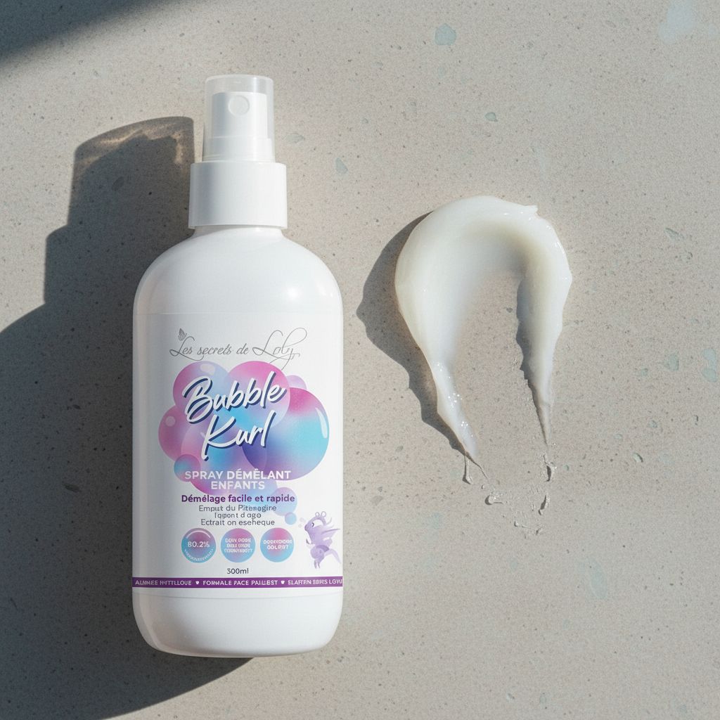 Les Secrets de Loly – Bubble Kurl Activateur de Boucles Enfant 250ml - texture