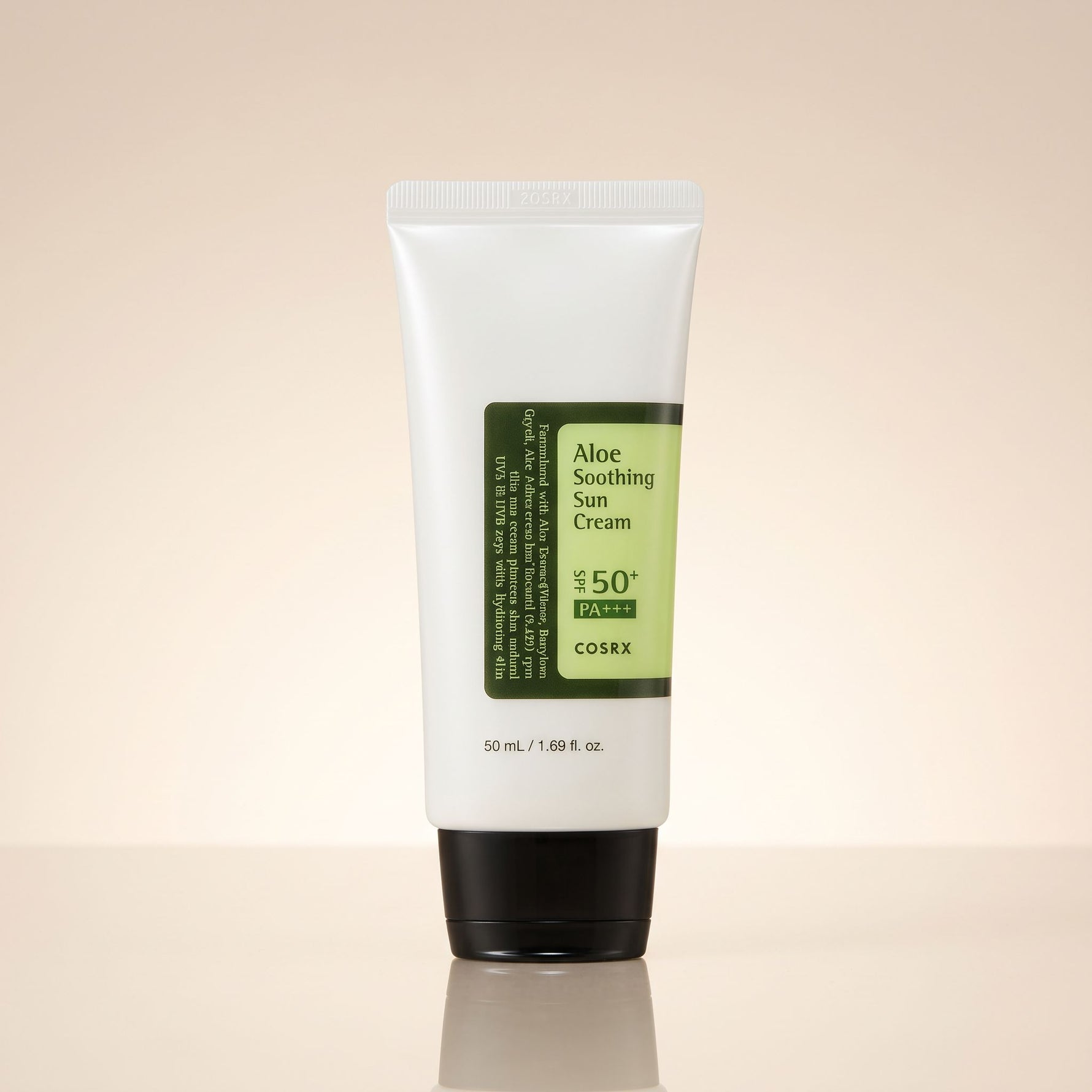 COSRX Aloe Soothing Sun Cream SPF50+ – Crème Solaire Apaisante à l’Aloe Vera 50 ml - hero