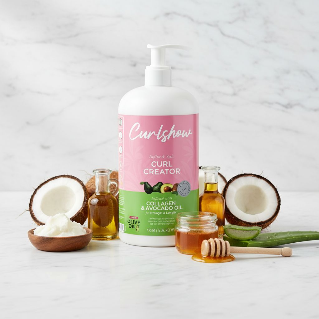 CURLSHOW – Crème Créatrice de Boucles 453g (Curl Creator) - ingredients