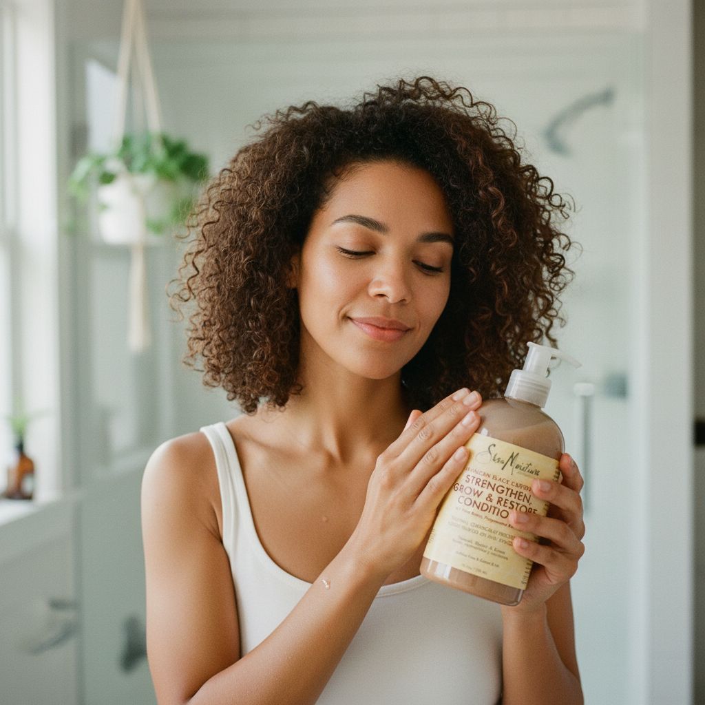 Shea Moisture – Jamaican Black Castor Oil Strengthen & Restore Conditioner 384ml - lifestyle