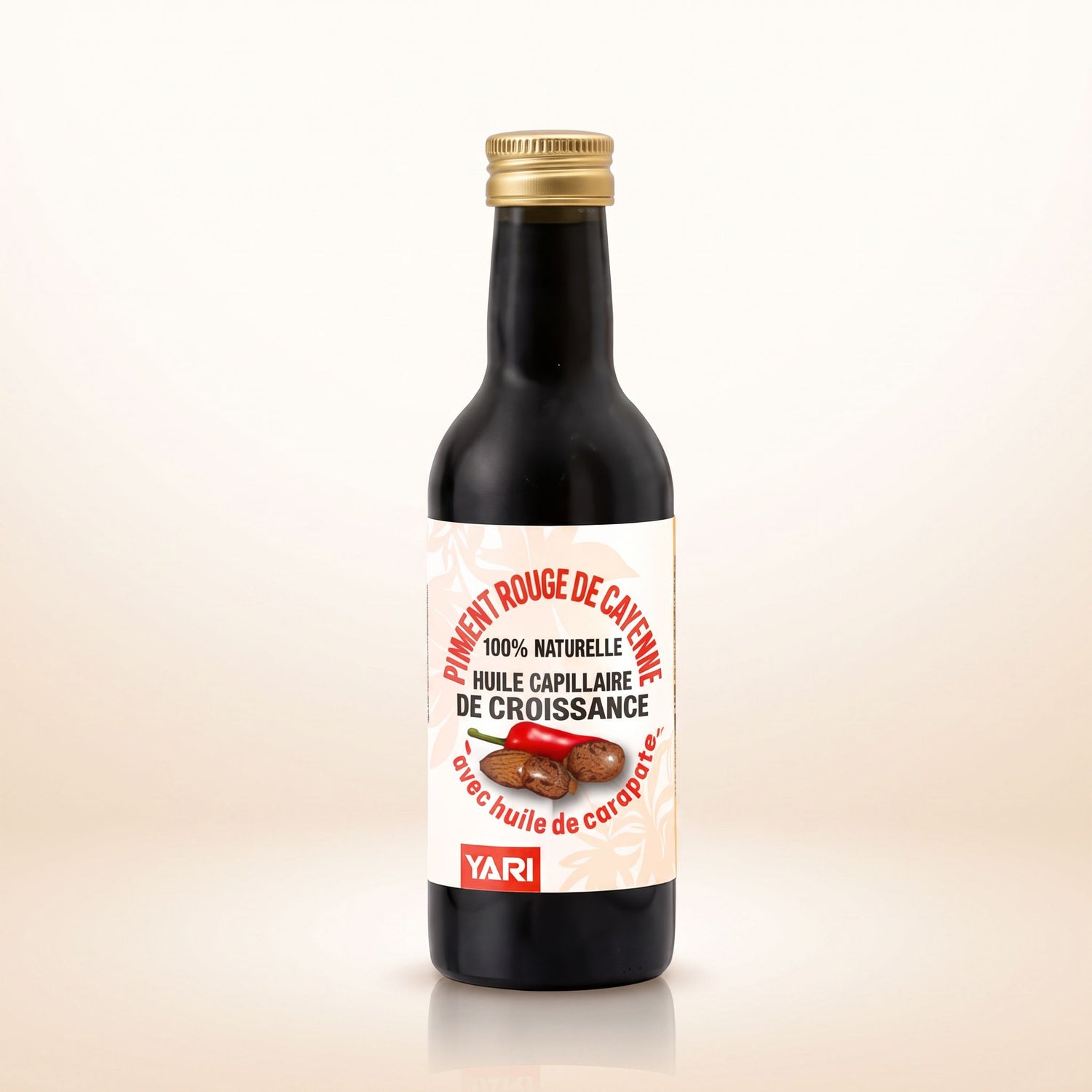 Yari Huile de Piment Rouge de Cayenne & Carapate 250 ml - hero